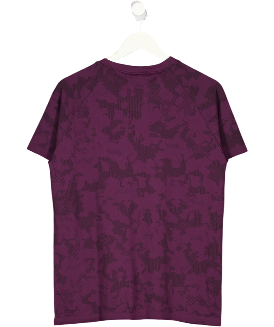 Young LA Purple Digital Camo Compression Tee UK L