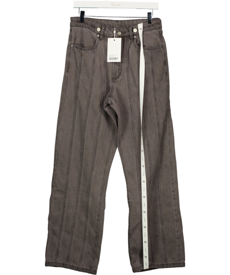 MAEBE Seam Detail Boyfriend Jeans - Grey UK XS/S