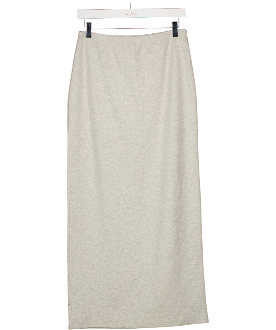 4th & Reckless Grey Tillie Jersey Bodycon Maxi Skirt UK M