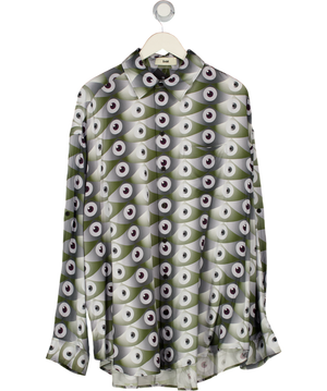 GmbH Grey Bertil Eye - Shirt - Khaki/grey UK L
