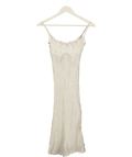 La Casa Madce White Maxi Dress UK S