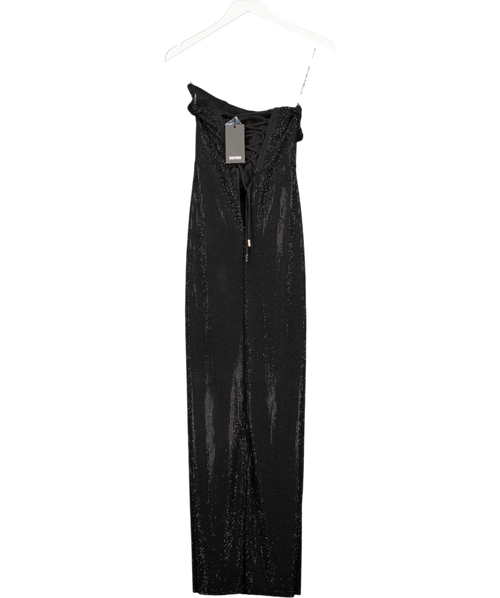 Babyboo Black Crystal Embellished Mirabella Maxi Dress UK XS