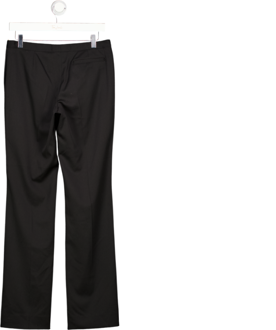 Burberry Black Cotton Twill Chinos UK 6