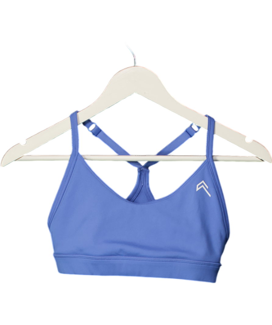 Oner Active Blue Easylift™ Ultra Minimal Bralette With White Logo UK S