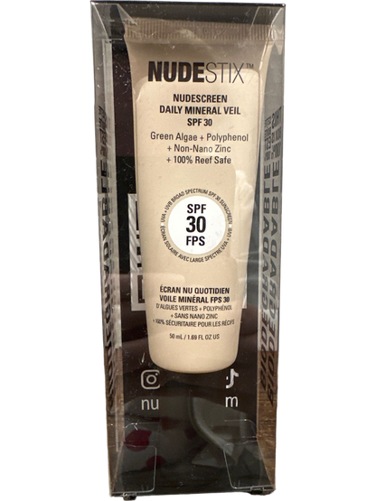 Nudestix Nudescreen Daily Mineral Veil SPF30 Warm Tint Sunscreen 50ml