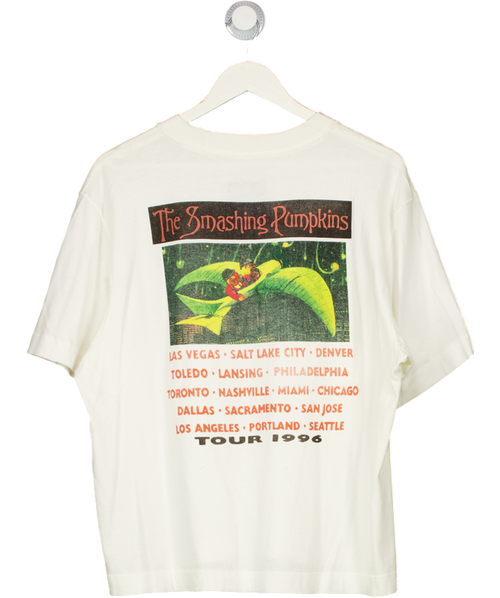 Abercrombie & Fitch Cream Smashing Pumpkins Band Tee UK S