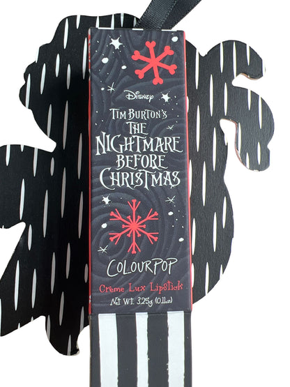 ColourPop Disney Tim Burton's The Nightmare Before Christmas Creme Lux Lipstick Red