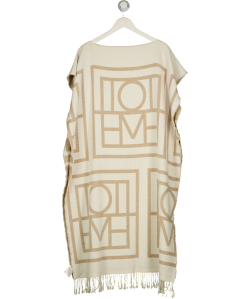 Totême Monogram Jacquard Beach Dress Sand Beige One Size