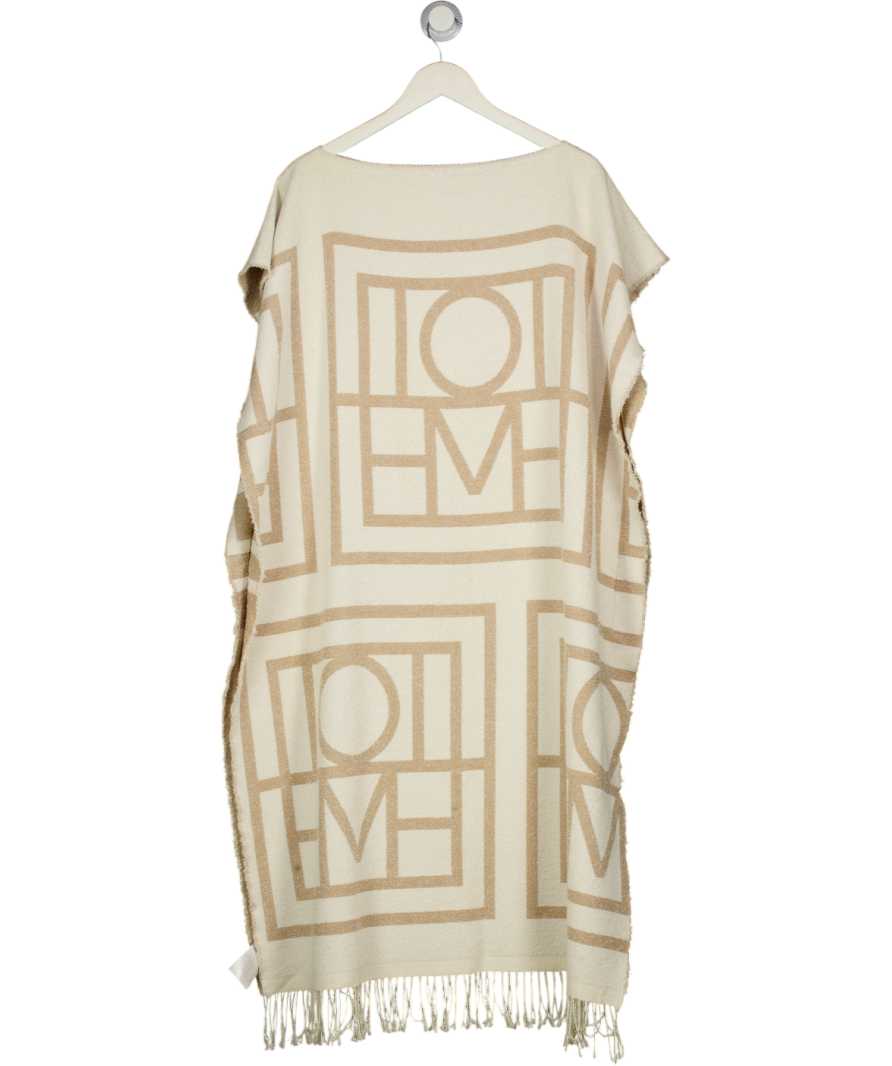 Totême Monogram Jacquard Beach Dress Sand Beige One Size