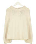 ARKET Cream Bow-detail Jumper UK S
