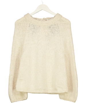 ARKET Cream Bow-detail Jumper UK S