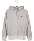 Polo Ralph Lauren Grey The Rl Fleece Hoodie UK XS