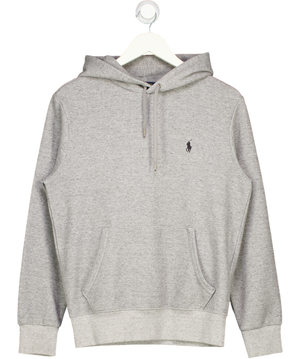 Polo Ralph Lauren Grey The Rl Fleece Hoodie UK XS