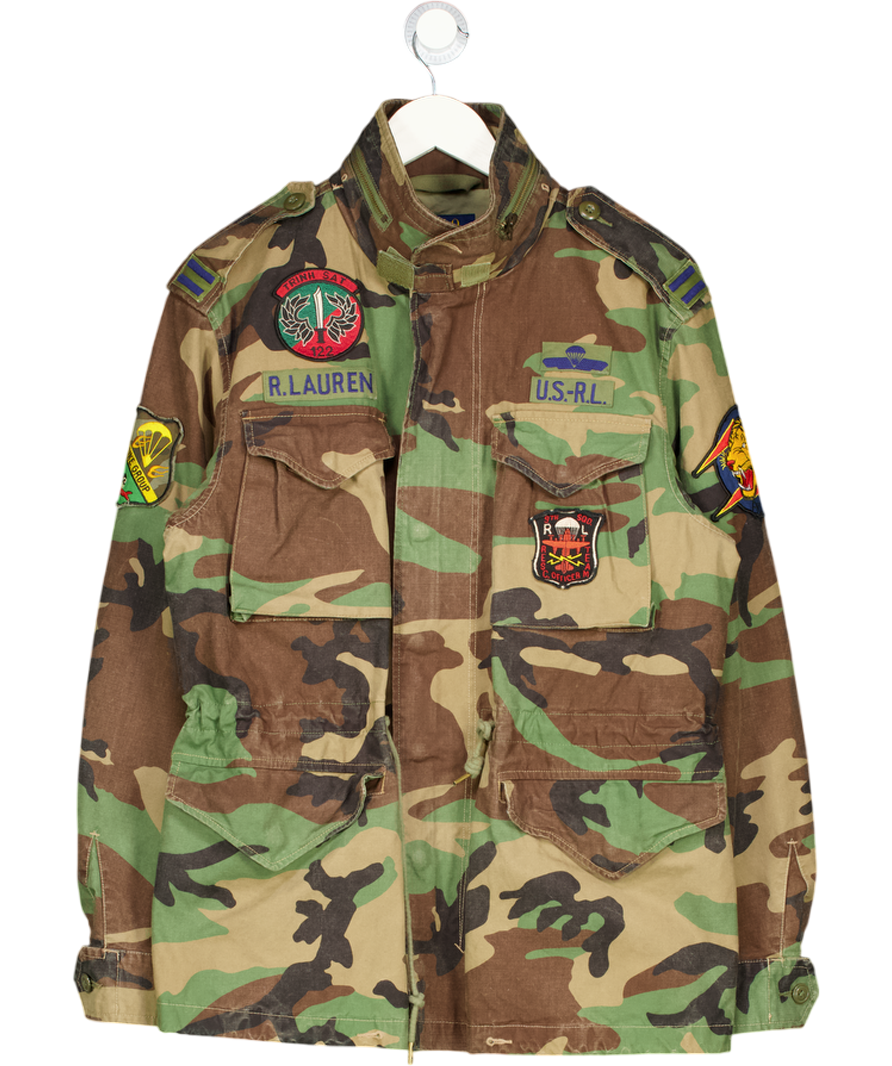 Polo Ralph Lauren Green Camo Field Jacket UK M