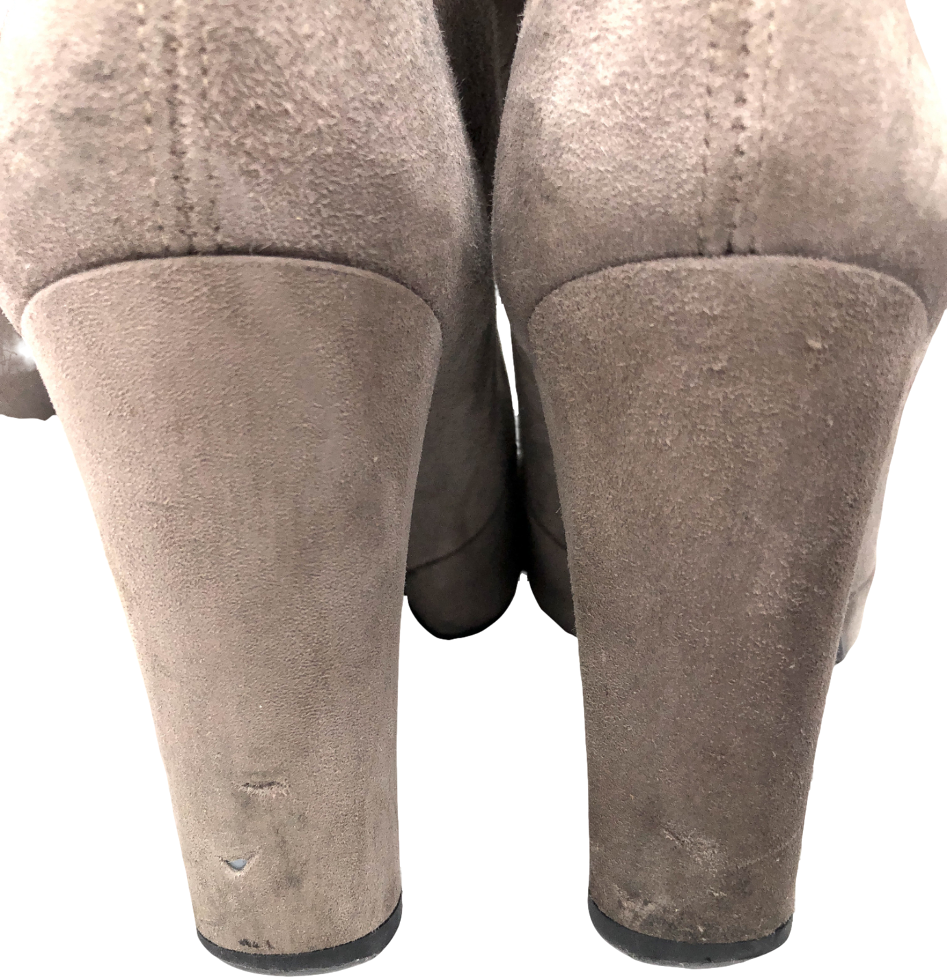 Stuart Weitzman Grey Highland Over-the-knee Suede Boots UK 4 EU 37 👠