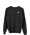 Made with love by Tom Daley Black Embroidered Heart Crew Neck Jumper UK XL
