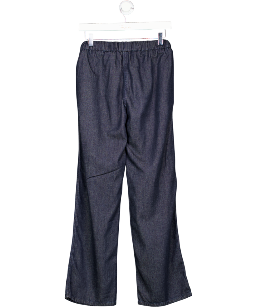 Arket Blue Drawstring Denim Trousers UK XS