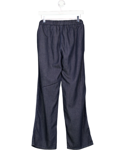 Arket Blue Drawstring Denim Trousers UK XS