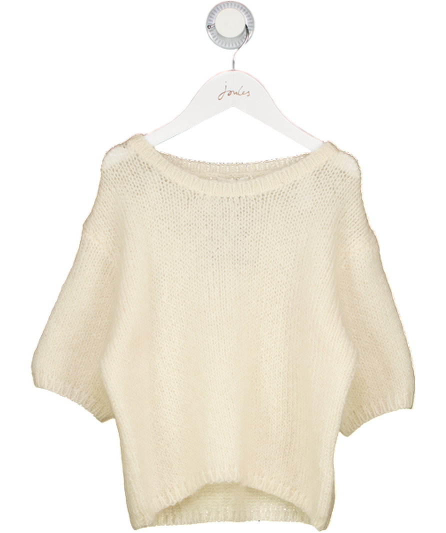 BELLE ENFANT Cream Kid Mohair Blend Knit Top 5-6Years