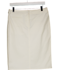 CHRISTIAN DIOR Cream Stretch Denim Pencil Skirt Fr40 UK 12