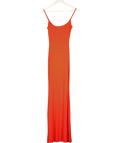 SKIMS Orange  / Red Soft Lounge Long Slip Dress UK M