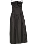 Medium Well Black Day-to-night Nylon Strapless Dress UK S