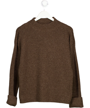 Beaufort & Blake Rosmead Chocolate Brown High Neck Jumper UK M