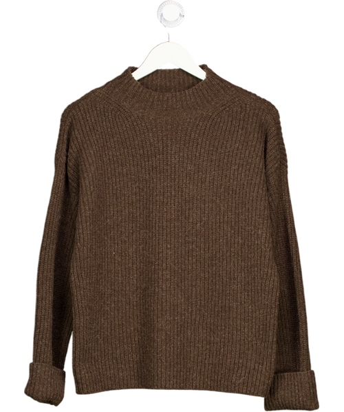 Beaufort & Blake Rosmead Chocolate Brown High Neck Jumper UK M
