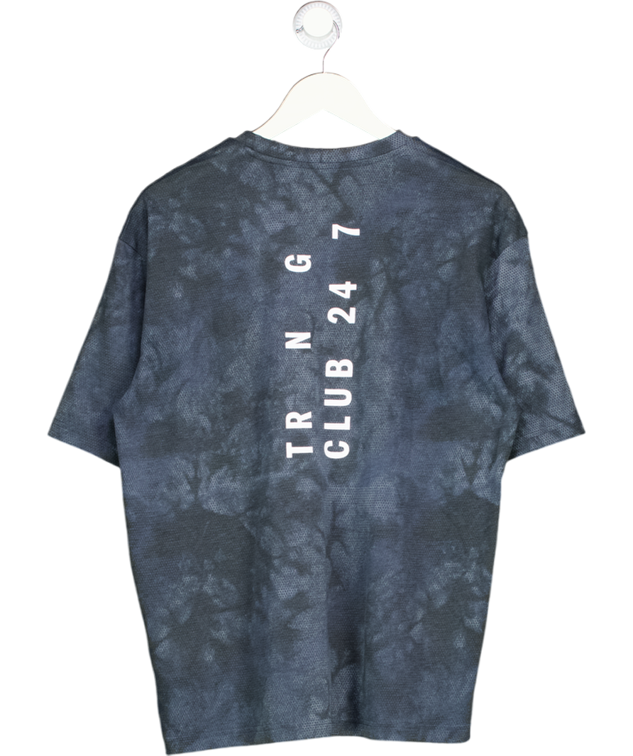 adidas Grey Climacool Training Club 24/7 Oversize Graphic Tee UK S