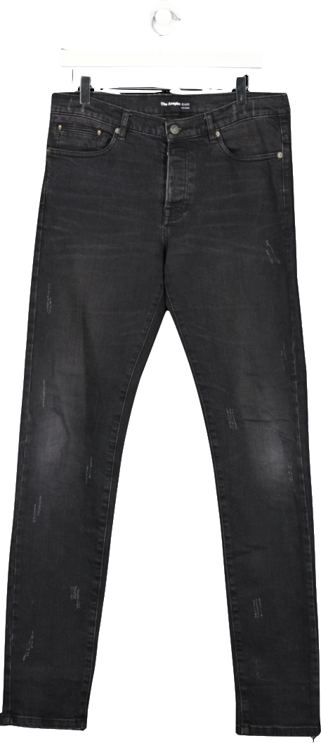 The Kooples Black Fitted Straight Leg Jeans W31