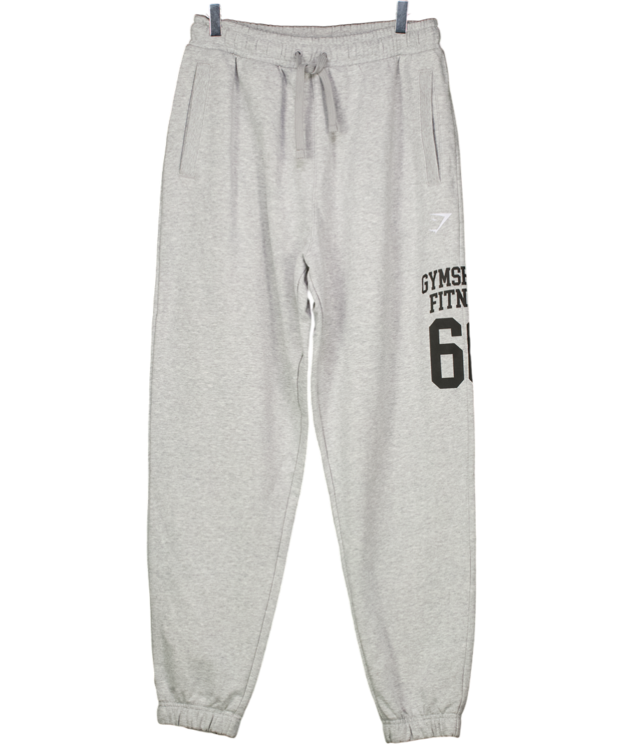 gymshark Grey Campus Oversized Joggers UK M