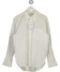 & Other Stories White Relaxed Fit Patch Pocket Shirt UK 10