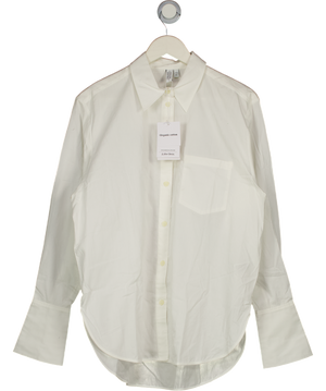 & Other Stories White Relaxed Fit Patch Pocket Shirt UK 10