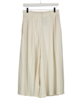 M&S Cream Pleated Culotte Trousers UK 10