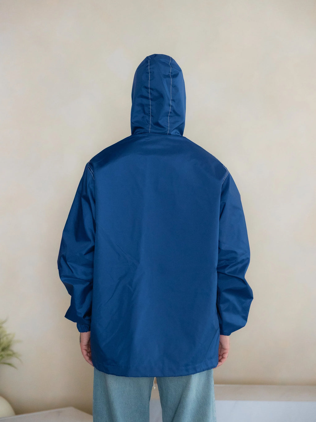 GUCCI Interlocking G Patch Blue Windbreaker Jacket UK M
