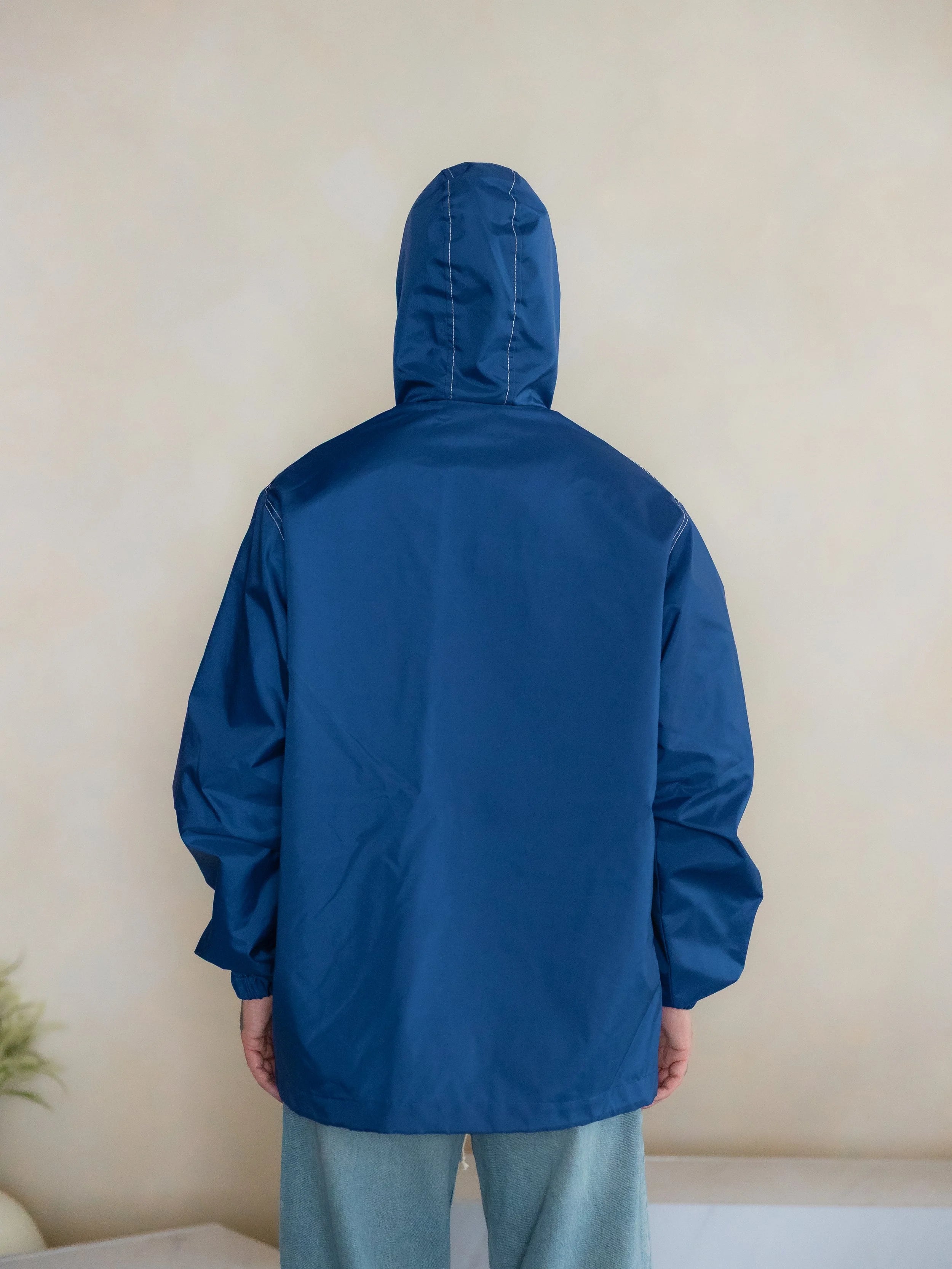 GUCCI Interlocking G Patch Blue Windbreaker Jacket UK M