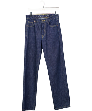 Raey Indigo Blue Straight Button Fly Jeans - Waist 22" UK XXS/XS