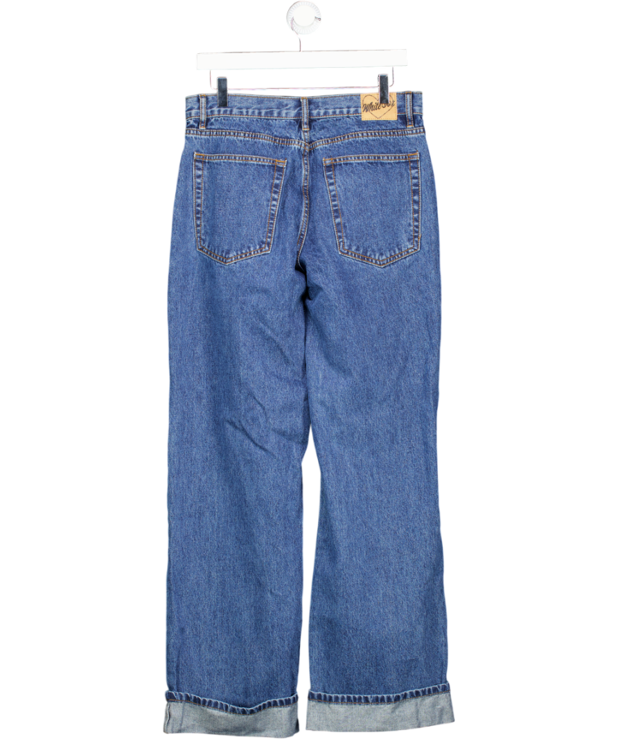 White Fox Blue Wide Leg Jean UK M