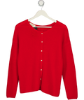 Sezane Red Kid Mohair / Baby Alpaca Blend Gaspard Cardigan UK M