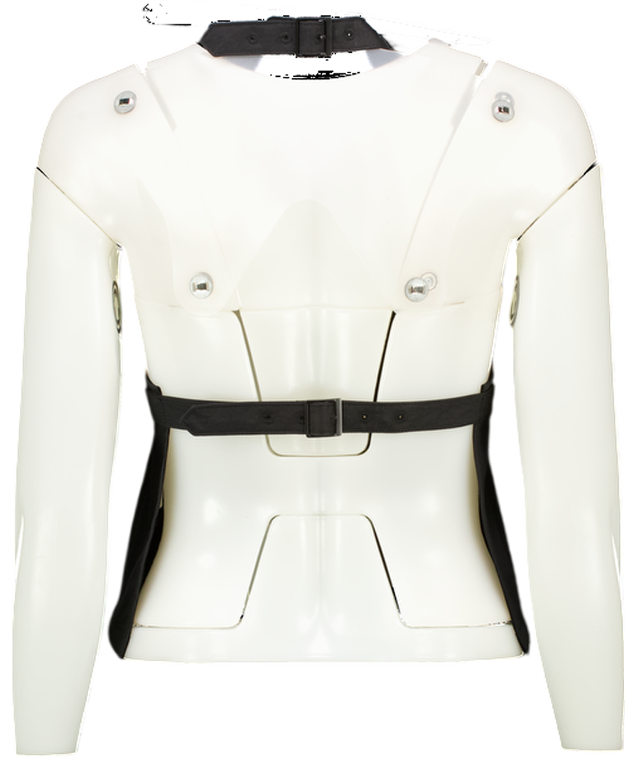 Wardrobe.NYC Black Halter-neck Cotton-blend Top UK S