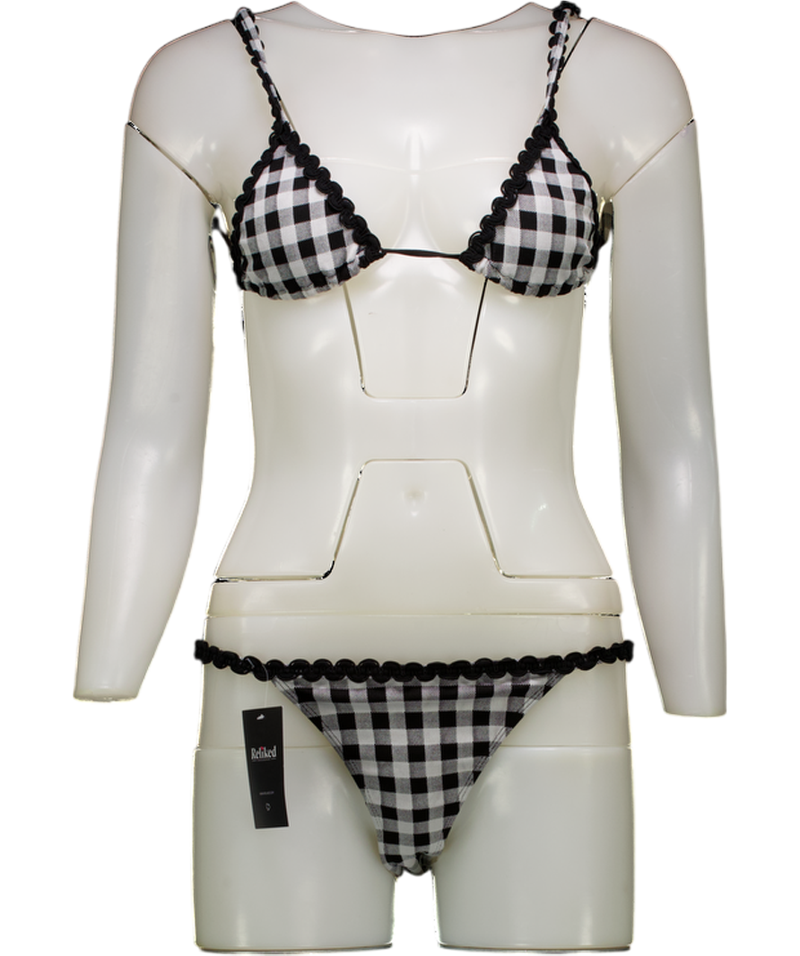 leslie amon Black Zita Bikini UK S