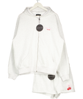 White Fox Fell So Hard Zip Set Grey Marle UK M/L