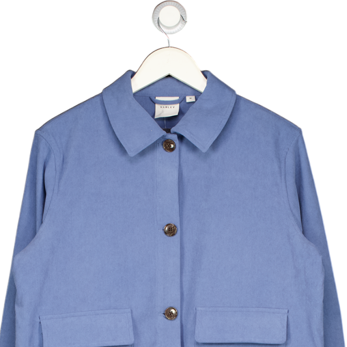 VARLEY Dusty Blue Corduroy Carlotta Jacket UK M