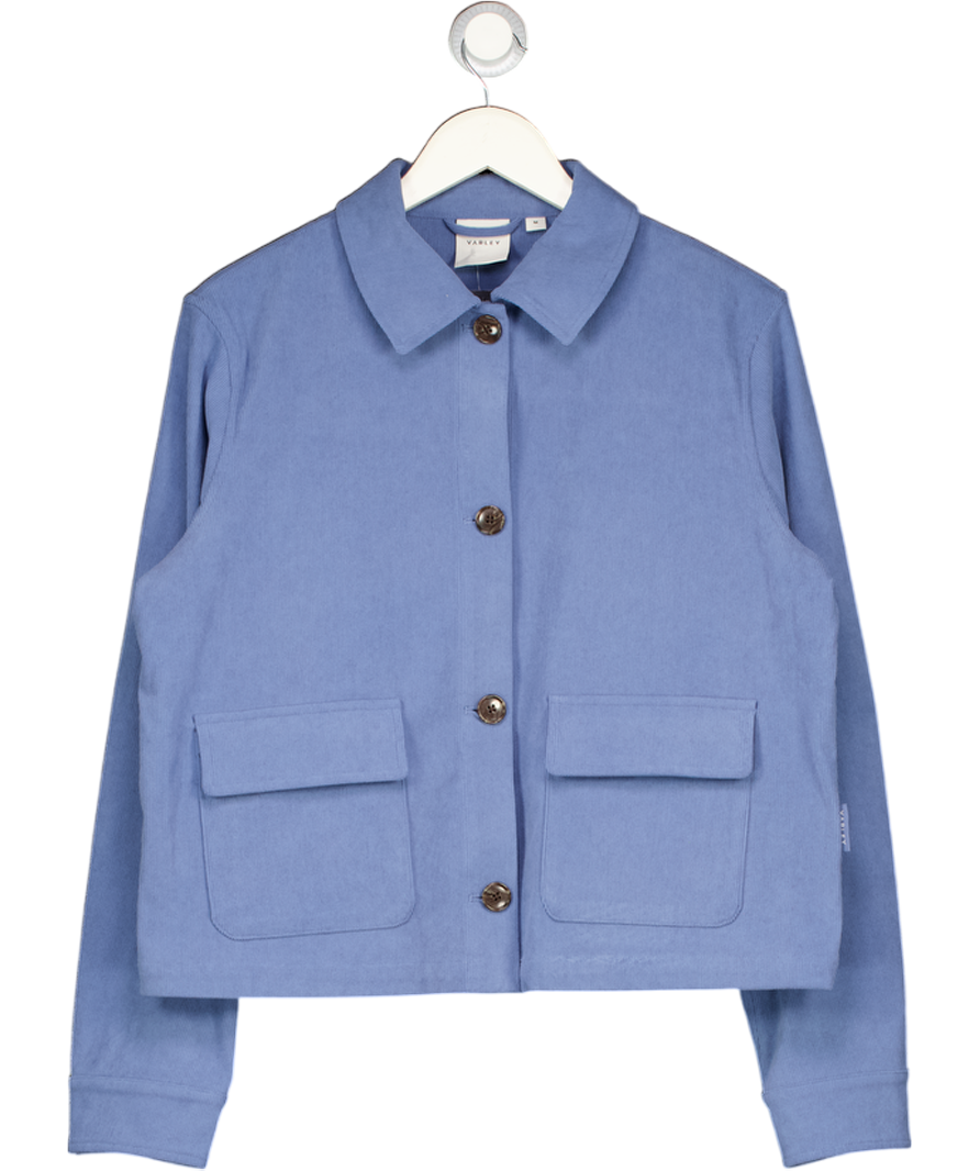 VARLEY Dusty Blue Corduroy Carlotta Jacket UK M