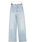 ANTHROPOLOGIE Blue The Colette Full-length Wide-leg Jeans By Maeve W25