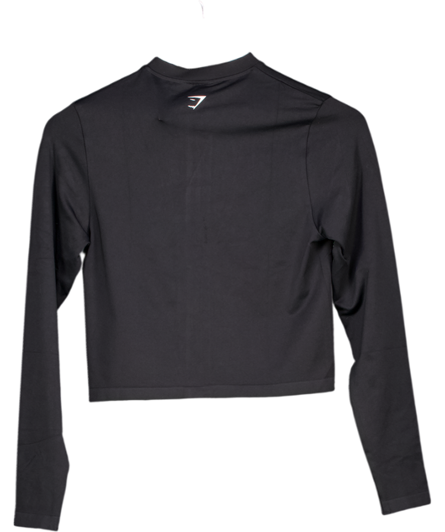 gymshark Black Everyday Seamless Zip Tracktop UK M