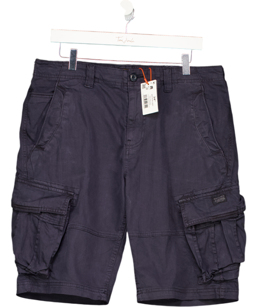 Superdry Blue Core Cargo Shorts W34