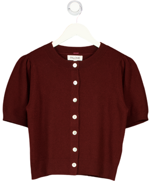 PALOME 100% Cashmere Burgundy Red Versailles Cashmere Top UK 10