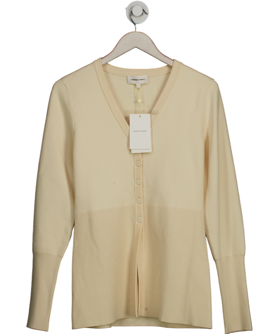 Fabienne Chapot Cream Biba Cardigan UK L