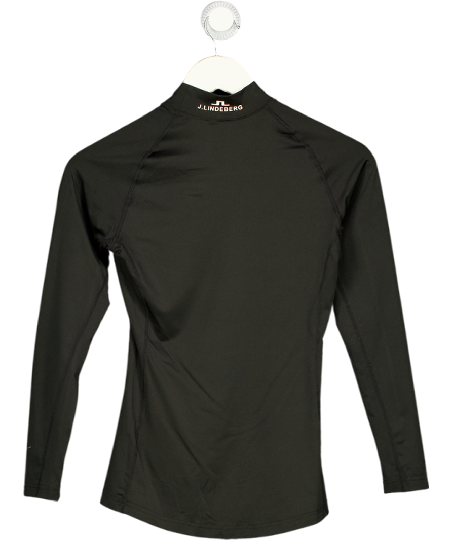 J.LINDERBERG Black Ella Compression Long Sleeved Top UK S